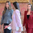 La infanta Sofía, Doña Letizia y la Princesa Leonor en la entrega del Toisón de Oro.

Europa Press Reportajes / Europa Press
21/11/2025