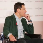 El presidente del PP-A y candidato a la reelección como presidente de la Junta, Juanma Moreno.
