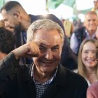 El expresidente del Gobierno, José Luis Rodríguez Zapatero, participa en un acto de campaña del PSOE en Cártama (Málaga).