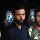 MADRID, SPAIN - MAY 14: Alvaro Arbeloa, Head Coach of Real Madrid, looks on prior to the LaLiga EA Sports match between Real Madrid CF and Real Oviedo at Estadio Santiago Bernabeu on May 14, 2026 in Madrid, Spain. (Photo by Angel Martinez/Getty Images)