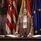El presidente de la Generalitat Valenciana, Juanfran Pérez Llorca, y la consellera de Educación, Carmen Ortí