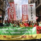 Manifestación de docentes valencianos