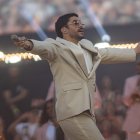 Bad Bunny durante su primer concierto en Barcelona