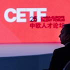 El expresidente del Gobierno José Luis Rodríguez Zapatero participa en el encuentro 'China-Europe Talent Forum' en septiembre de 2025