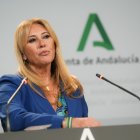 La portavoz del Gobierno en funciones, Carolina España.