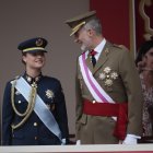 El Rey Felipe VI y la Princesa Leonor presidieron el desfile del Día de las Fuerzas Armadas