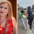 La delegada del Gobierno en la Comunidad Valenciana, Pilar Bernabé, y el vídeo del empujón de un policía a una manifestante