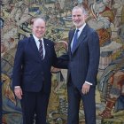 Alberto II y Felipe VI.