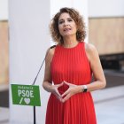 La secretaria general del PSOE de Andalucía, María Jesús Montero, en el Parlamento andaluz.