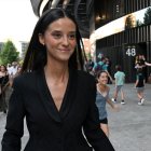 Victoria Federica sale del Santiago Bernabéu tras asistir al encuentro con el Papa León XIV.