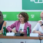 La secretaria general del PSOE de Andalucía, María Jesús Montero, preside una reunión de la Comisión Ejecutiva Regional del partido