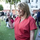 Susana Díaz en un acto público de campaña del 17M en Sevilla.