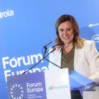 La alcaldesa de València, María José Catalá, durante su participación en Nueva Economía Fórum.