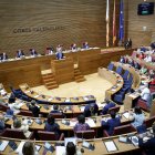 Sesión de control Corts Valencianes