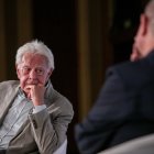 El expresidente del Gobierno de España, Felipe González, durante un encuentro institucional y político con el presidente de Castilla-La Mancha, Emiliano García-Page.