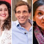 Enma López, José Luis Martínez-Almeida y Reyes Maroto