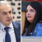 José Luis Rodríguez Zapatero y su hija Alba Rodríguez