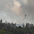 Incendio producido en Congosto, en El Bierzo (León).