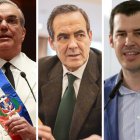 Luis Abinader, José Bono y Juan Segovia