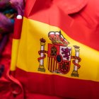 Una bandera de España