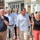 Óscar Puente en su visita de Paiporta de tapadillo