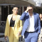 Sara Santaolalla y Javier Ruiz, el pasado 29 de junio en Madrid.