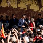 El presidente del Gobierno, Pedro Sánchez, recibe a la selección española de fútbol por ganar la Copa Mundial de la FIFA 2026.