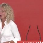 La portavoz de la Ejecutiva Federal del PSOE, Montse Mínguez, pillada haciendo el payaso