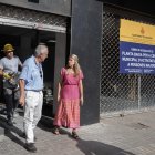 Julia Climent, alcaldesa en funciones, visita las obras del centro de Sant Antoni