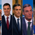 El evidente deterioro físico de Pedro Sánchez con el paso del tiempo.