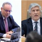 El diputado del PP por Ceuta, Javier Celaya Brey, y el ministro del Interior, Fernando Grande-Marlaska