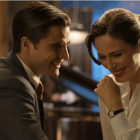 Maxi Iglesias y Aitana Sánchez-Gijón, pareja de guapos del cine español.