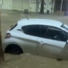 Calle inundada en Torrent