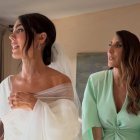 Anna Ferrer y Paz Padilla el día de la boda.
