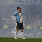 Lionel Messi en el Argentina-Benín, despidiéndose de su selección.