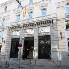 Fachada de la sede del Consejo General del Poder Judicial
