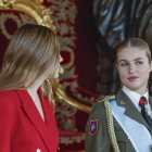 Leonor y Sofía, en el Día de la Hispanidad.