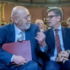 El ministro de la Presidencia, Justicia y Relaciones con las Cortes, Félix Bolaños y el presidente del Centro de Investigaciones Sociológicas, José Félix Tezanos.
Alberto Ortega / Europa Press
24 MARZO 2026;JUSTICIA;CIS;SOCIOLOGÍA;DEMOSCOPIA;
24/3/2026