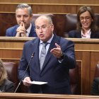 El secretario general del PP, Miguel Tellado, interviene en el Congreso.
