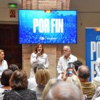 Catalá, Camarero, Mompó y González Pons en el acto del PP de Valencia