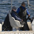 El rey emérito Juan Carlos I durante la regata del sábado 17 de octubre.