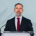 El presidente de Vox, Santiago Abascal
