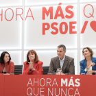 El presidente del Gobierno y secretario general del PSOE, Pedro Sánchez, preside la reunión de la Comisión Ejecutiva Federal (CEF) del PSOE