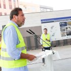 El ministro de Transportes, Óscar Puente, este verano en Almería.