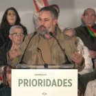 El líder de Vox y candidato a la Presidencia, Santiago Abascal