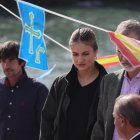 El rey Felipe VI y la princesa Leonor en Llanes, este sábado 24.