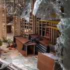 Tienda vandalizada en los disturbios del sábado en Barcelona