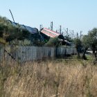 Uno de los trenes accidentados, a 28 de octubre de 2026, en Urda, Toledo.
