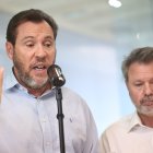 El ministro de Transportes y Movilidad Sostenible, Óscar Puente, durante su comparecencia sobre el accidente de Urda, en Toledo.