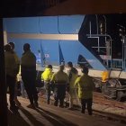 Descarrilamiento en el cercanías de Sevilla junto a la estación de La Negrilla.